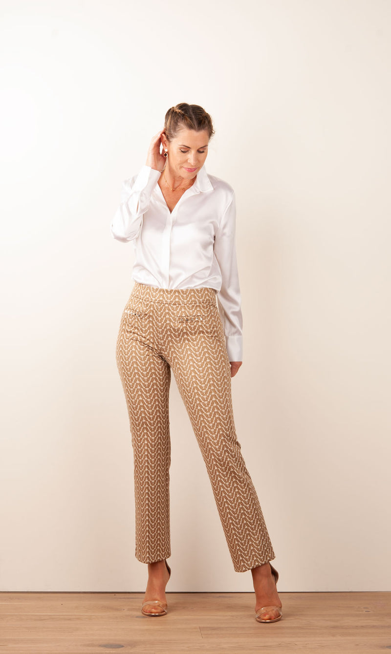 Hose „France“ Gold | Beige