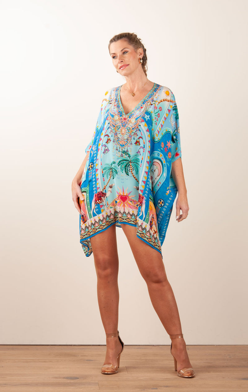 Kleid Türkis | Multicolor