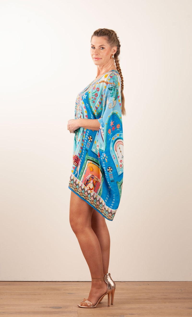 Kleid Türkis | Multicolor
