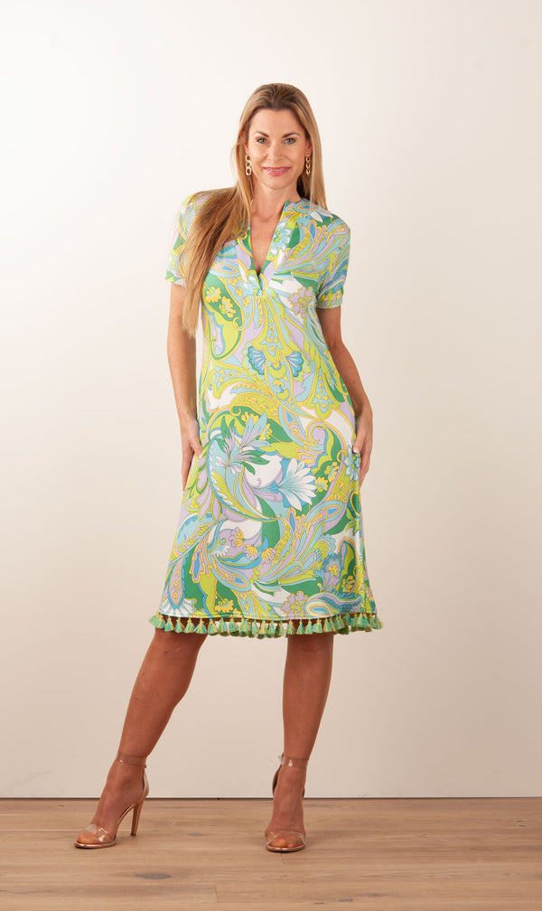 Kleid Grün | Multicolor