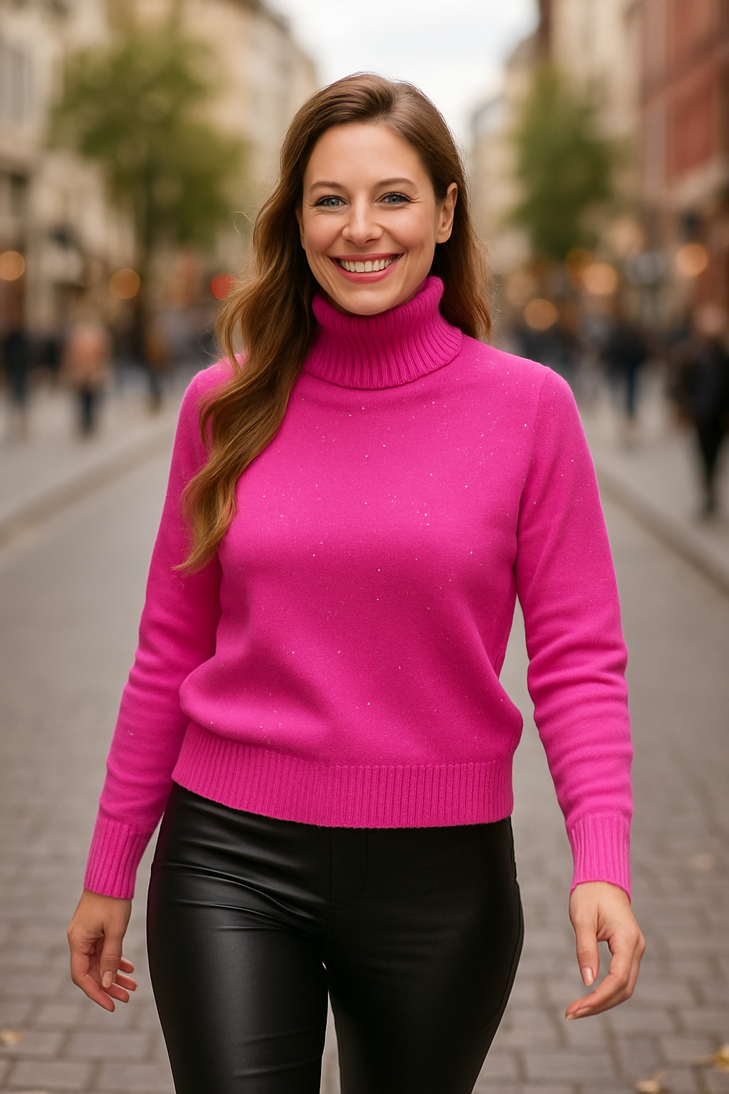 Pullover „Pailletten“ Pink