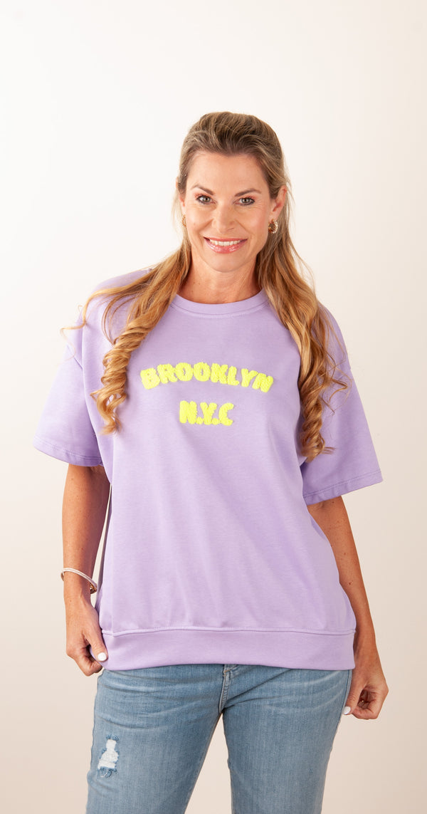 Sweatshirt „Brooklyn“ Flieder