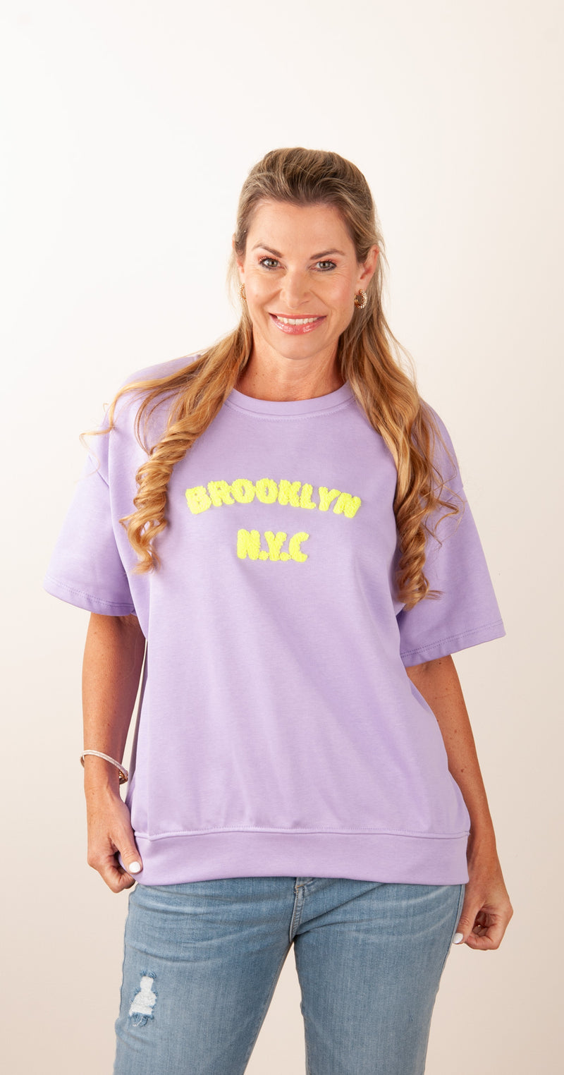 Sweatshirt „Brooklyn“ Flieder