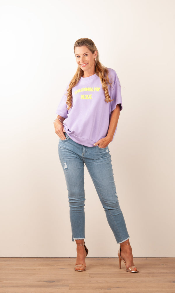 Sweatshirt „Brooklyn“ Flieder