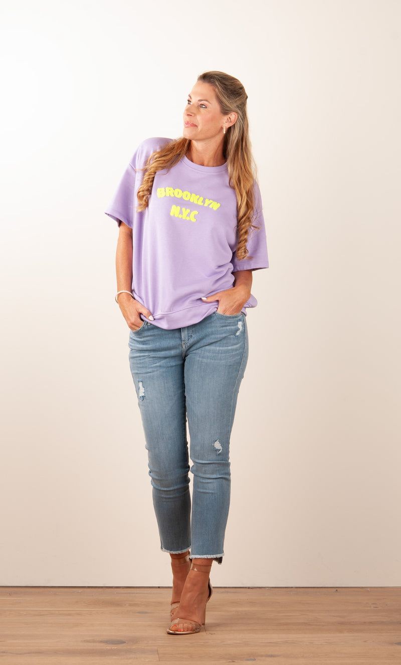 Sweatshirt „Brooklyn“ Flieder
