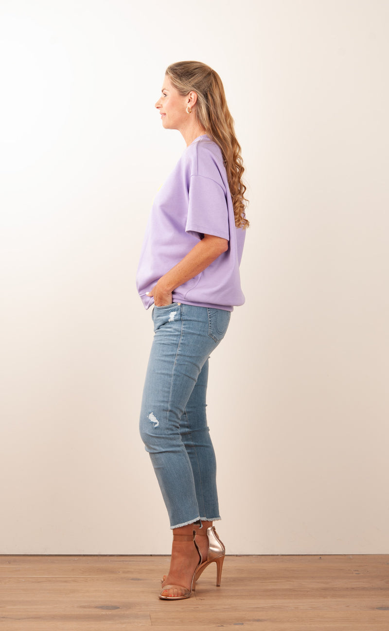 Sweatshirt „Brooklyn“ Flieder