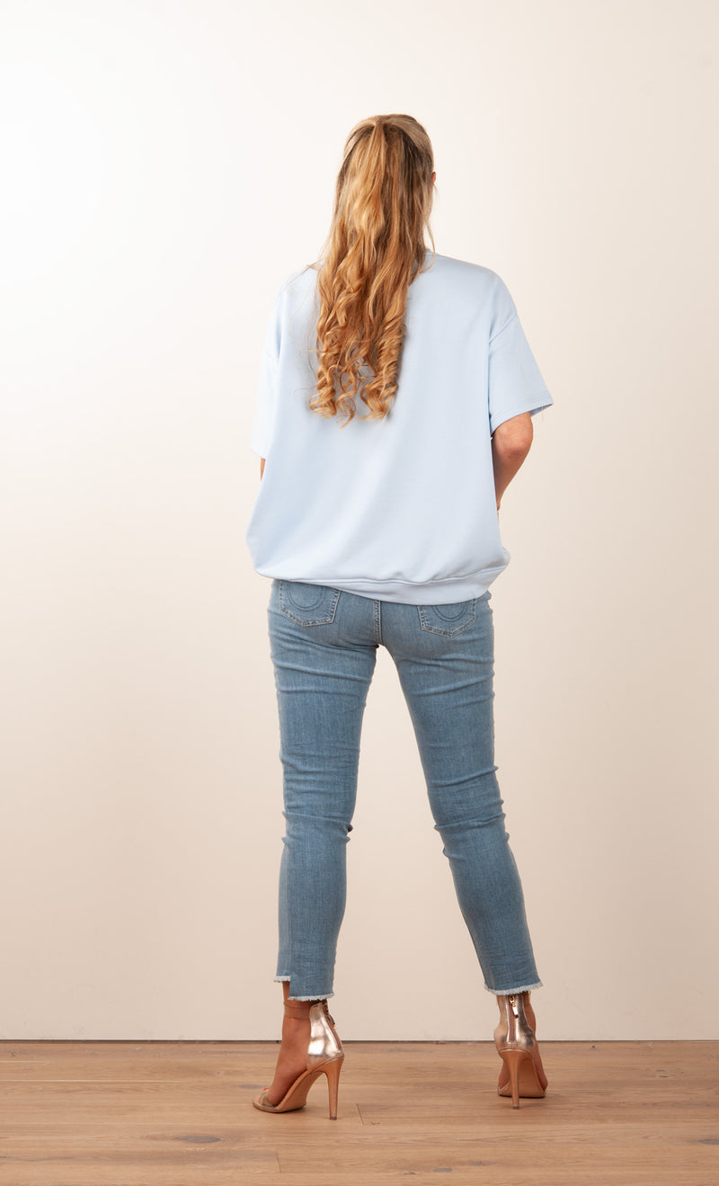 Sweatshirt „Brooklyn“ Hellblau