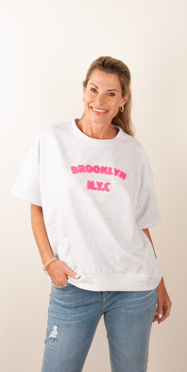Sweatshirt „Brooklyn“ Grau