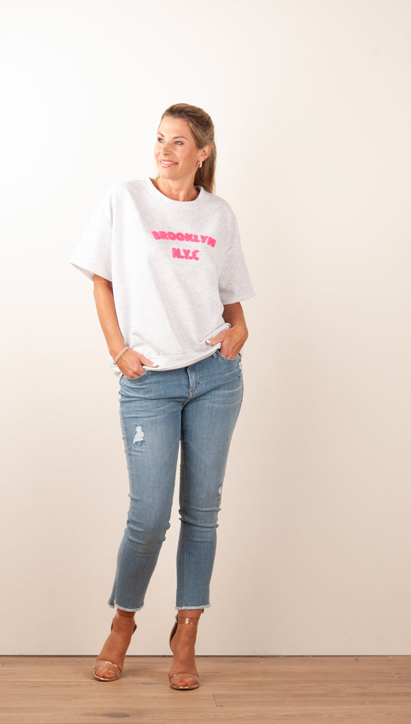 Sweatshirt „Brooklyn“ Grau