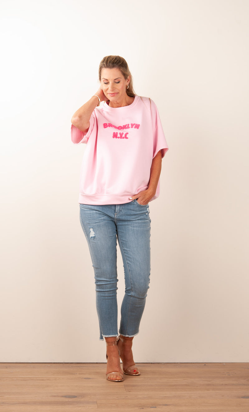 Sweatshirt „Brooklyn“ Rosa