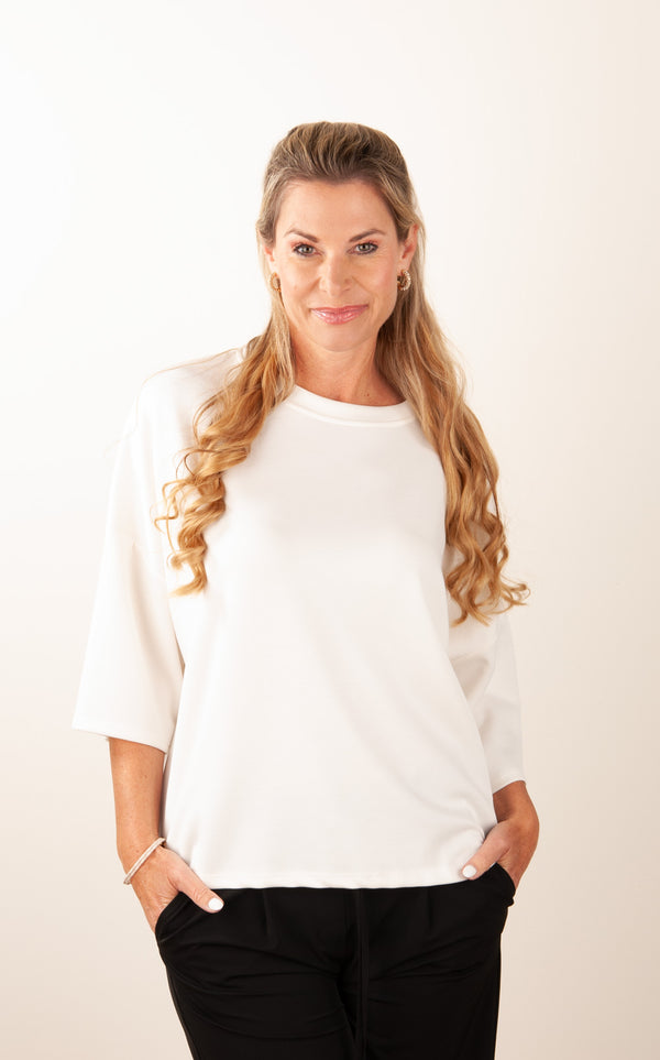 Sweatshirt Weiß