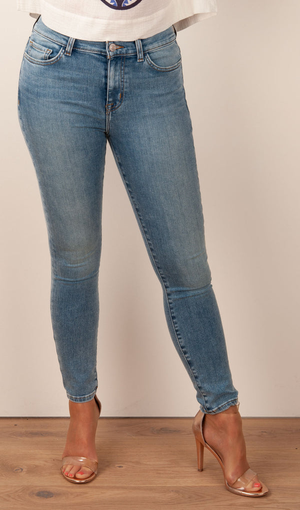 Jeans „Stiletto“ Blau