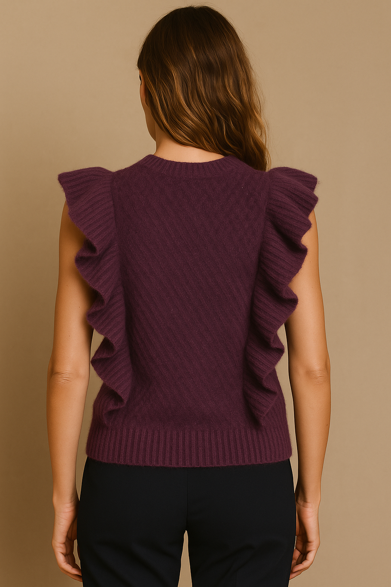 Pullunder „Mitze“ Melange Lila