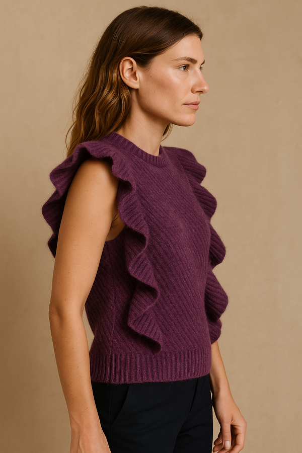 Pullunder „Mitze“ Melange Lila