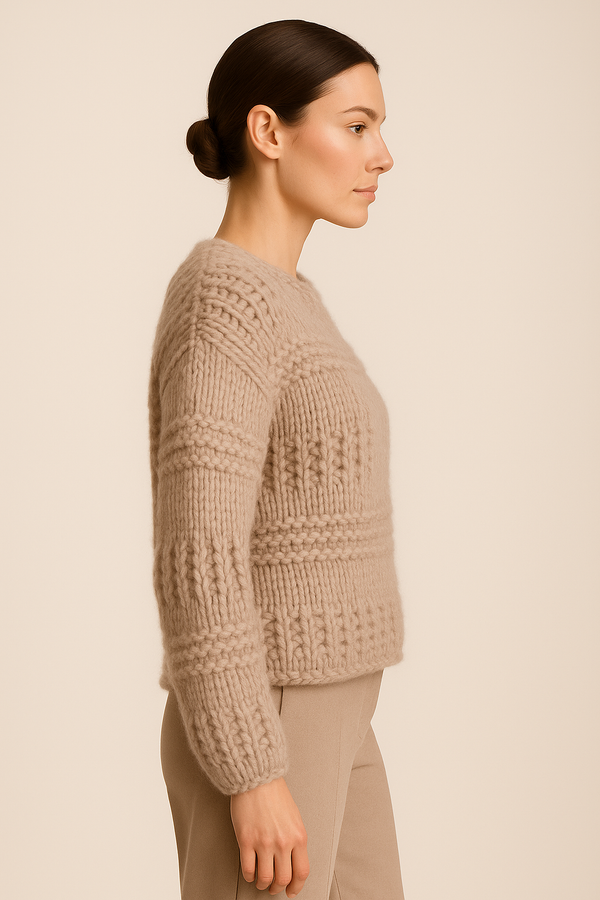 Pullover Helltaupe
