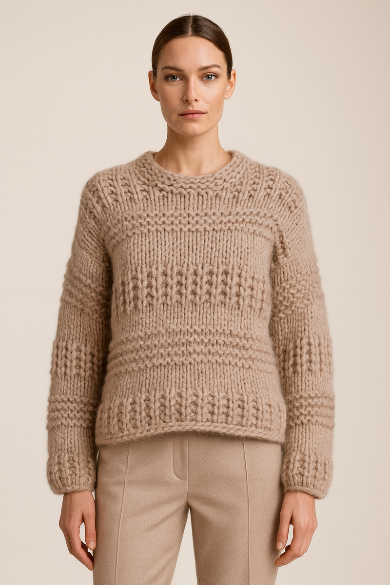 Pullover Helltaupe