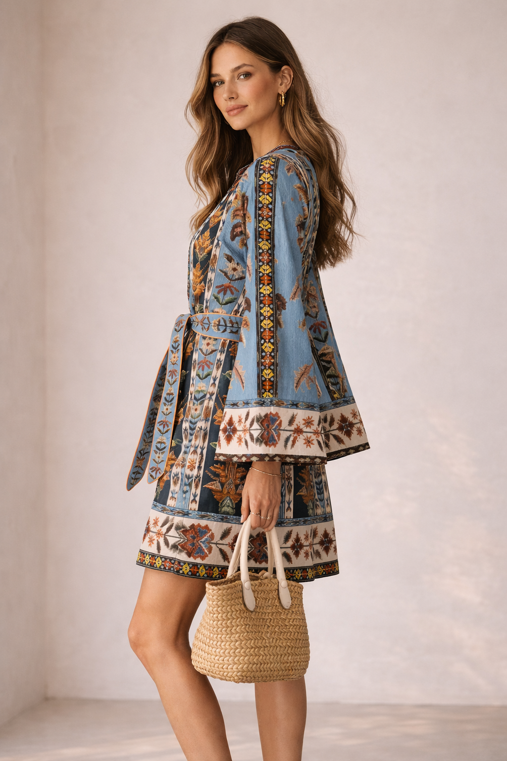 Kleid Blau | Multicolor