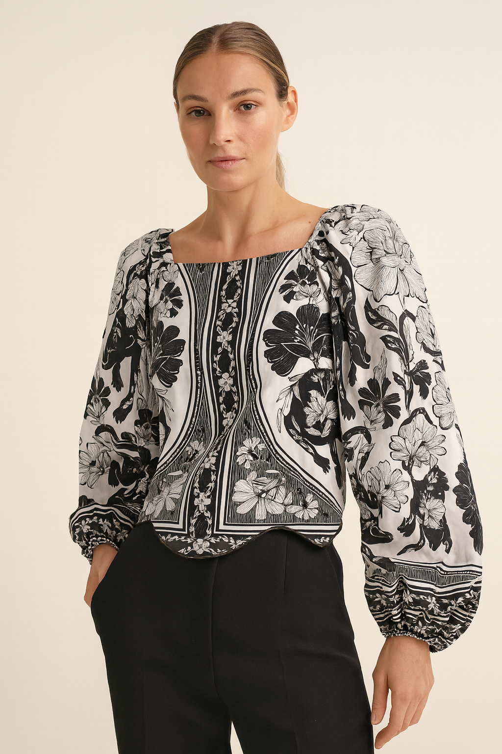 Shirt Schwarz | Weiß