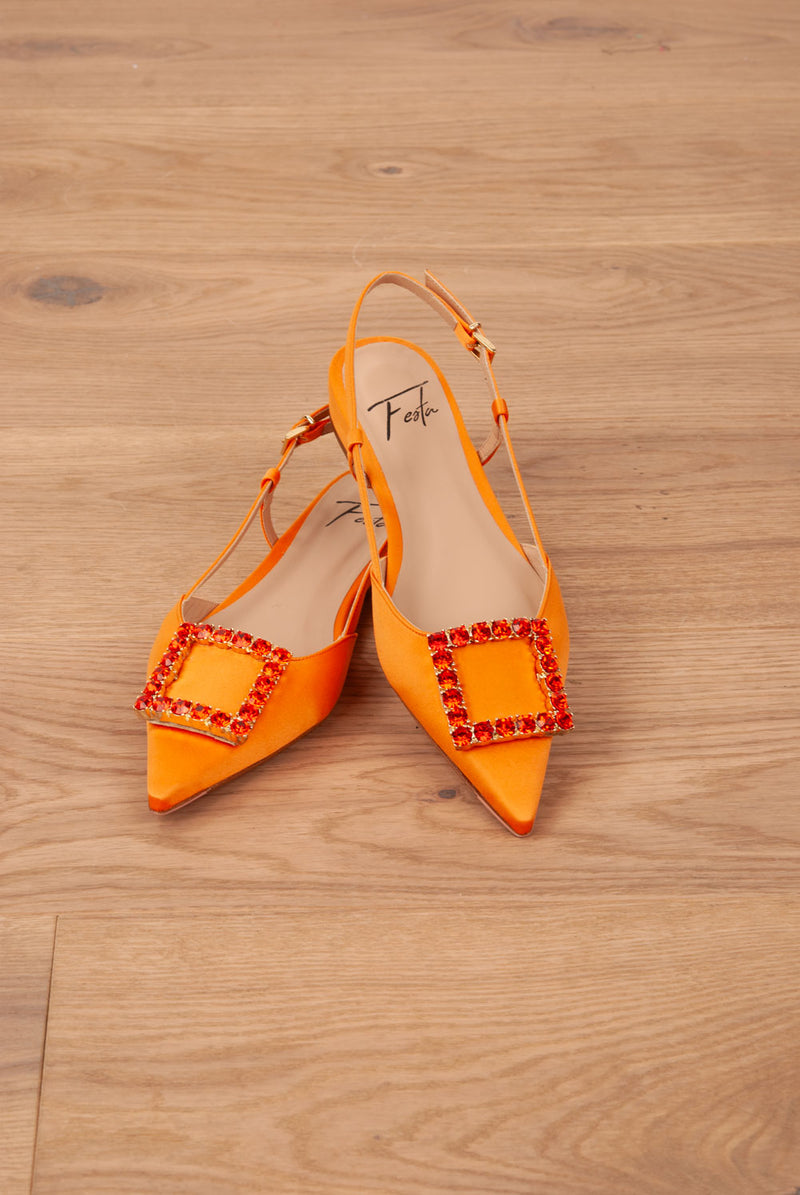 Slingpumps Orange