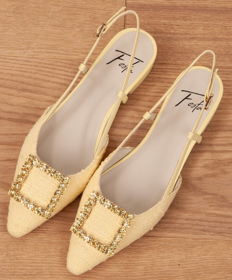 Slingpumps Gelb