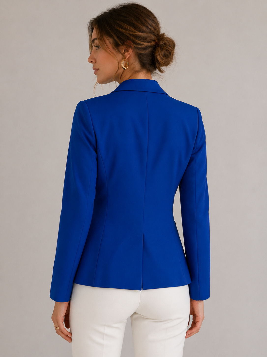 Statement-Blazer Royalblau