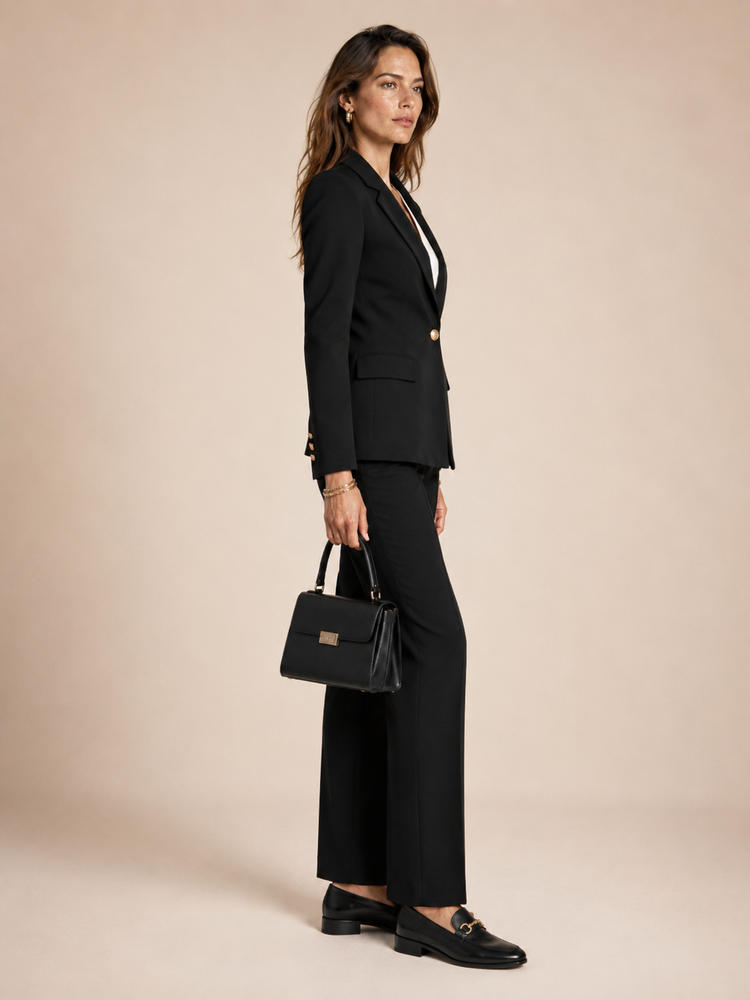 Zeitloser Eleganter Blazer Schwarz