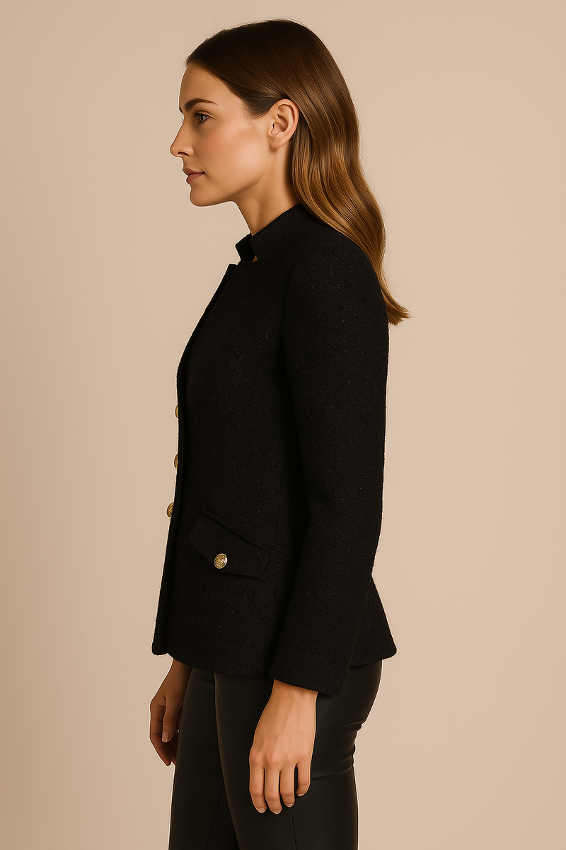 Eleganter Blazer „Lurex“ Schwarz