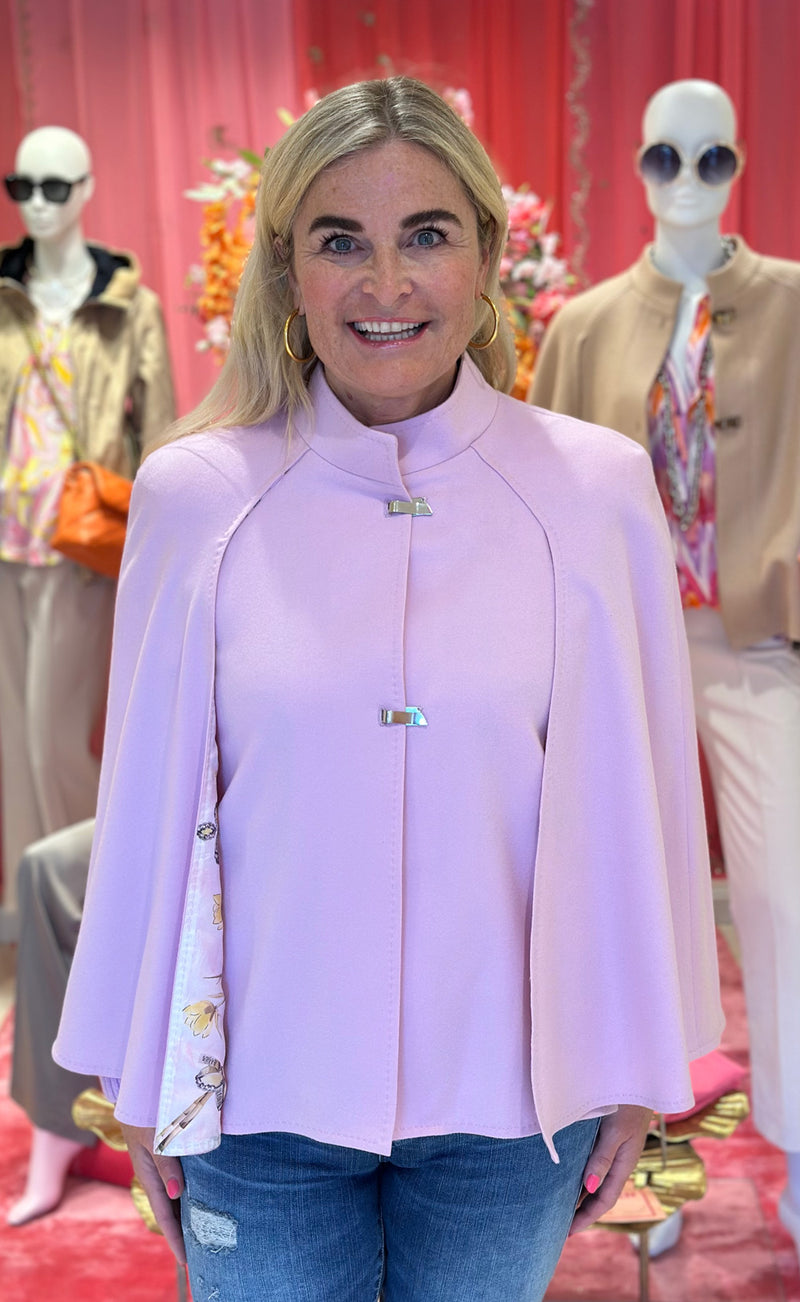Cape / Jacke Flieder / Rosa