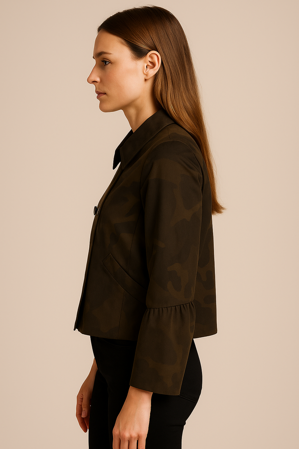 Jacke „Camouflage“ Grün | Dunkelgrün