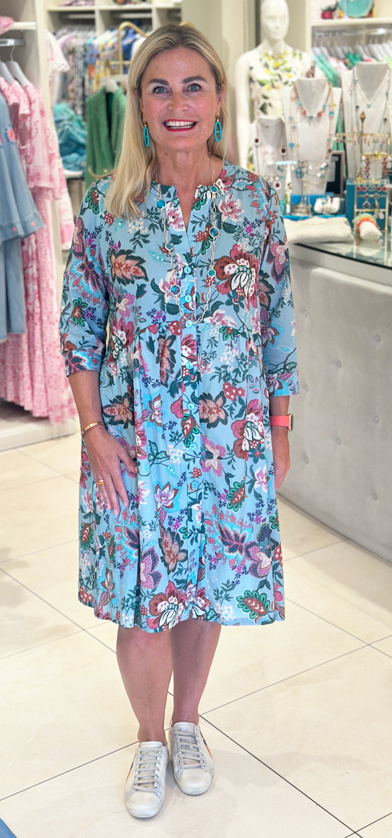 Kleid Blau | Multicolor
