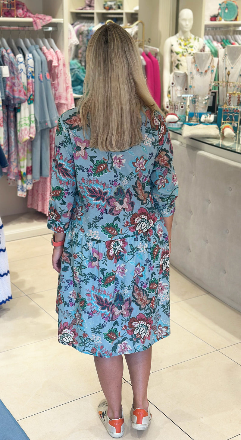 Kleid Blau | Multicolor