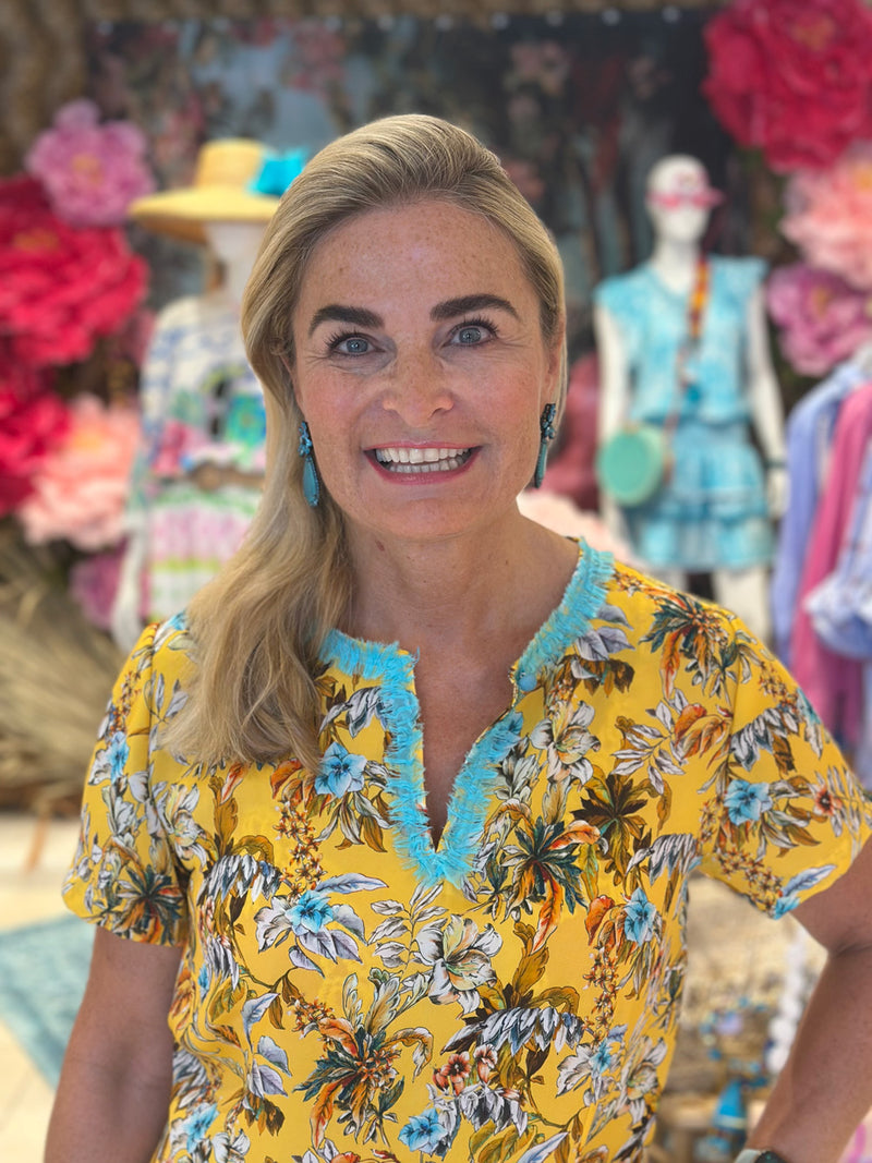 Kleid Gelb | Multicolor