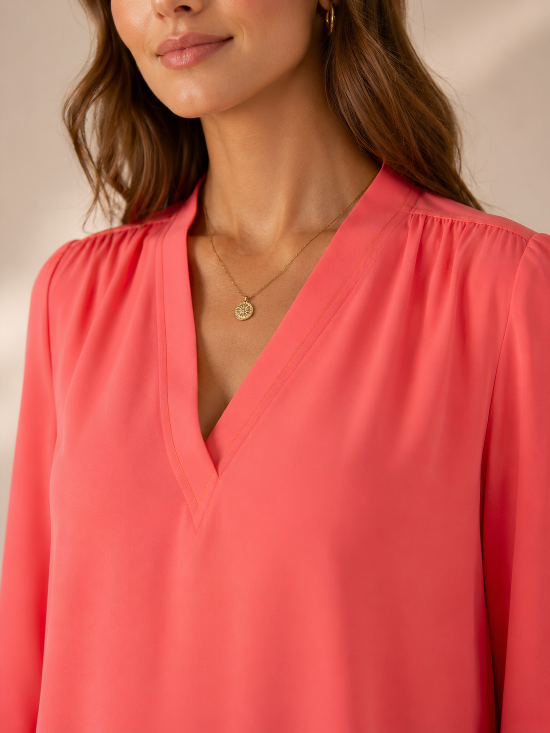 Kleid „Farbkraft“ Neon-Pink