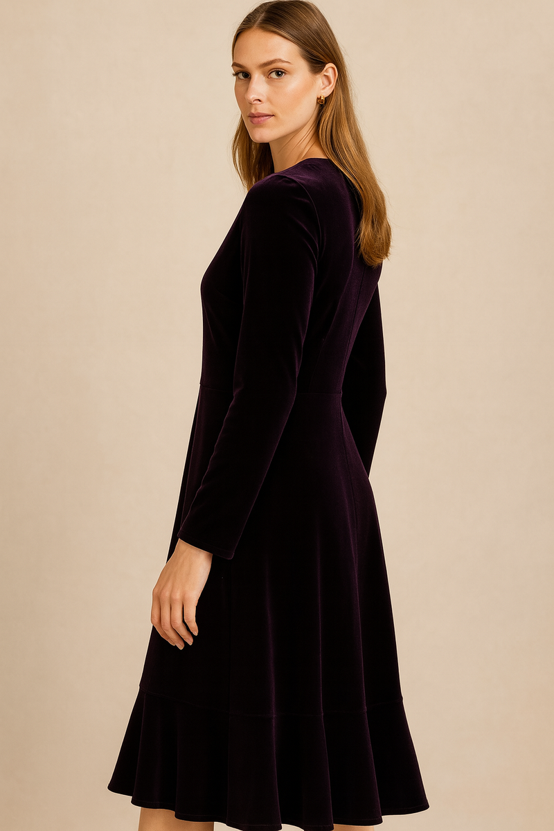 Samt Kleid Barolo
