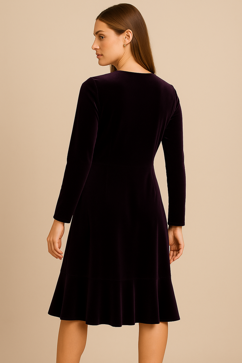 Samt Kleid Barolo
