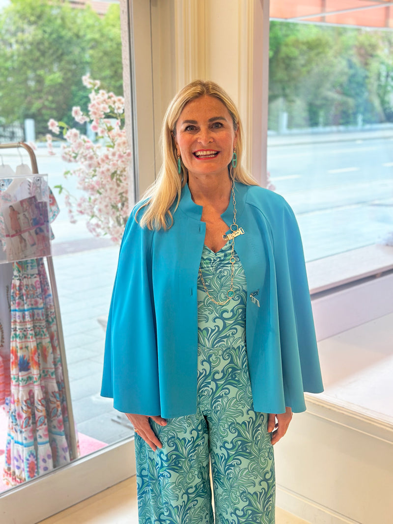 Cape / Jacke Blau