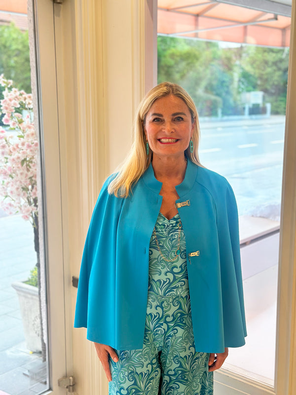 Cape / Jacke Blau