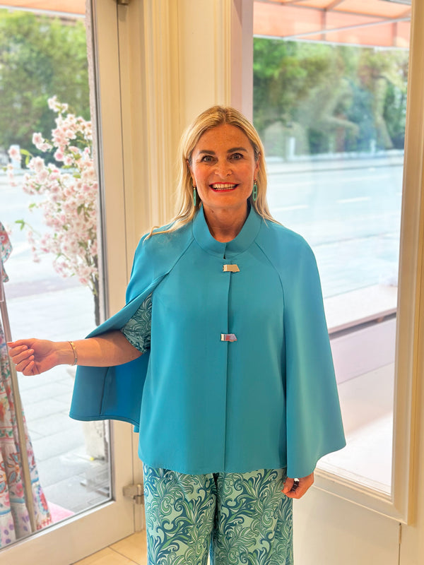 Cape / Jacke Blau