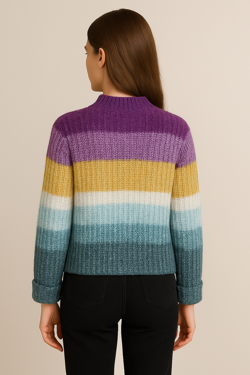 Pullover „Blockstreifen“ Multicolor