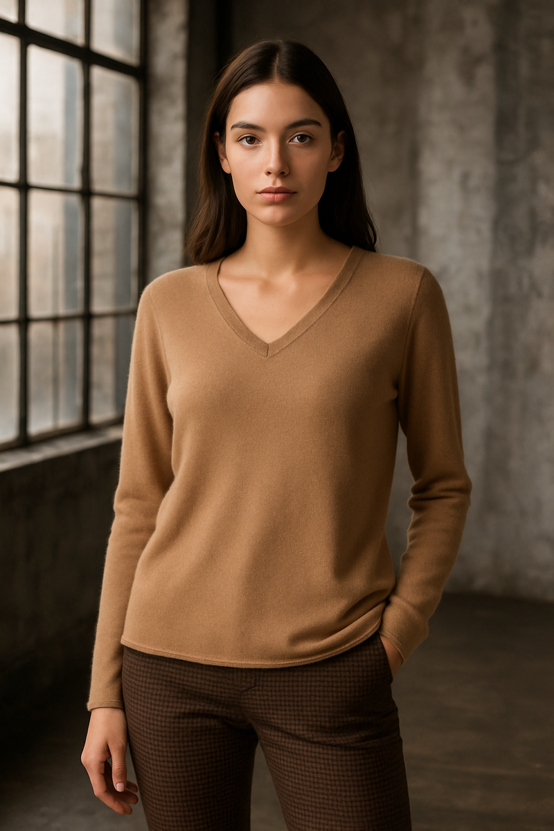 Kaschmir Pullover Camel