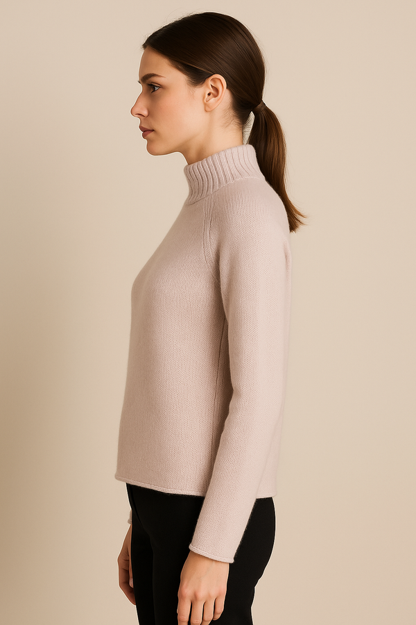 Kaschmir Pullover Hellbeige