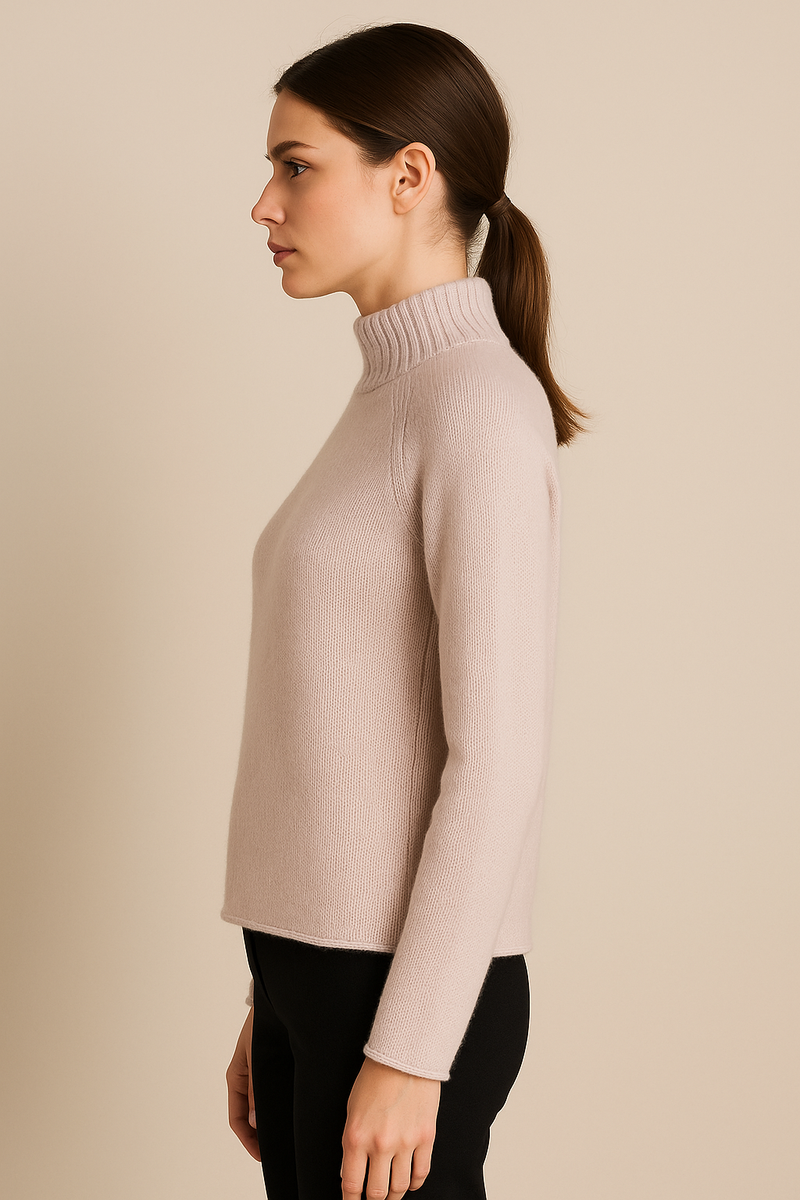 Kaschmir Pullover Hellbeige