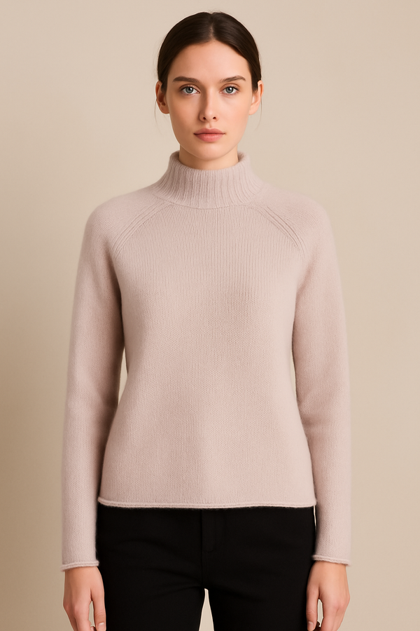 Kaschmir Pullover Hellbeige