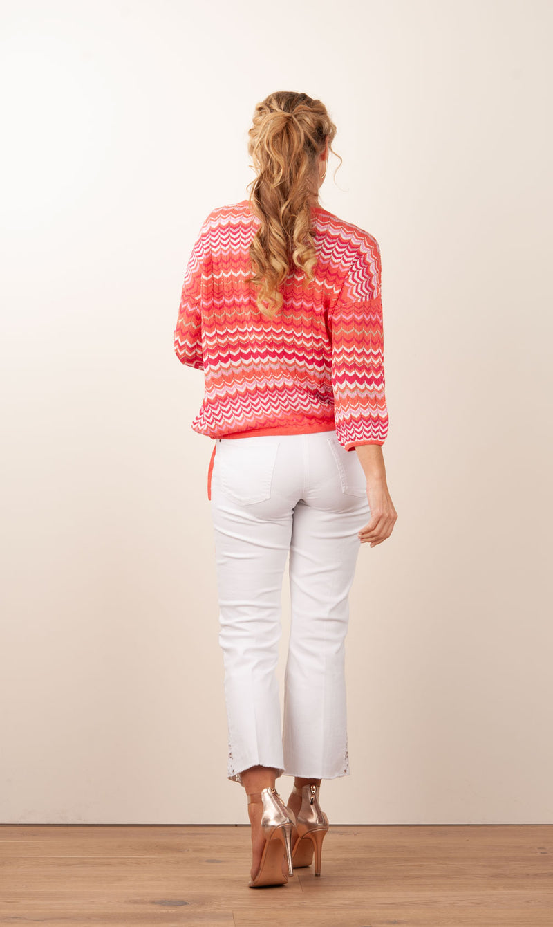 Pullover Hibiskus | Pink | Multicolor