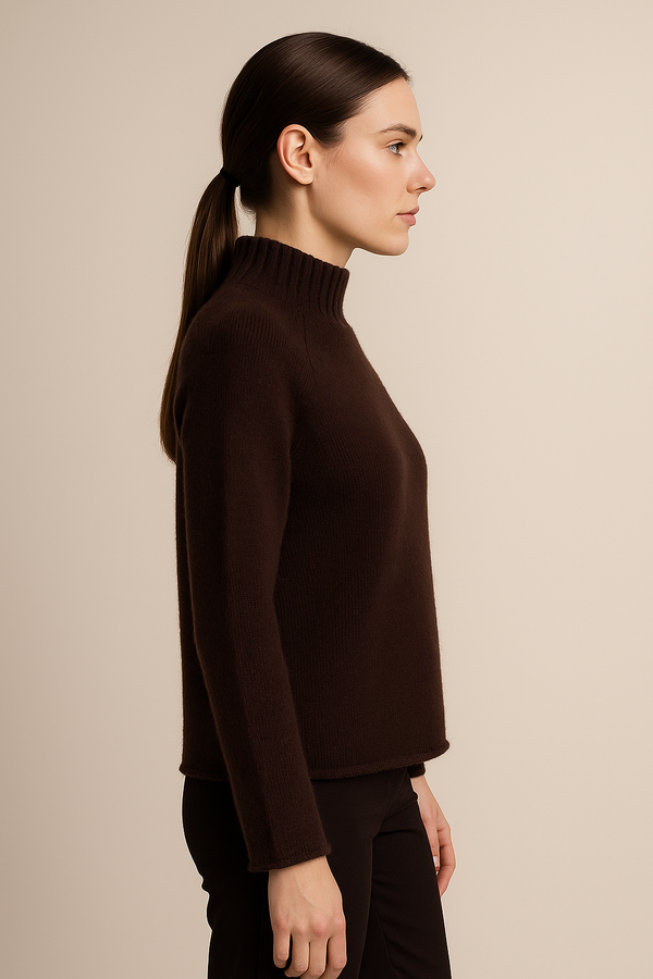 Kaschmir Pullover Schokobraun