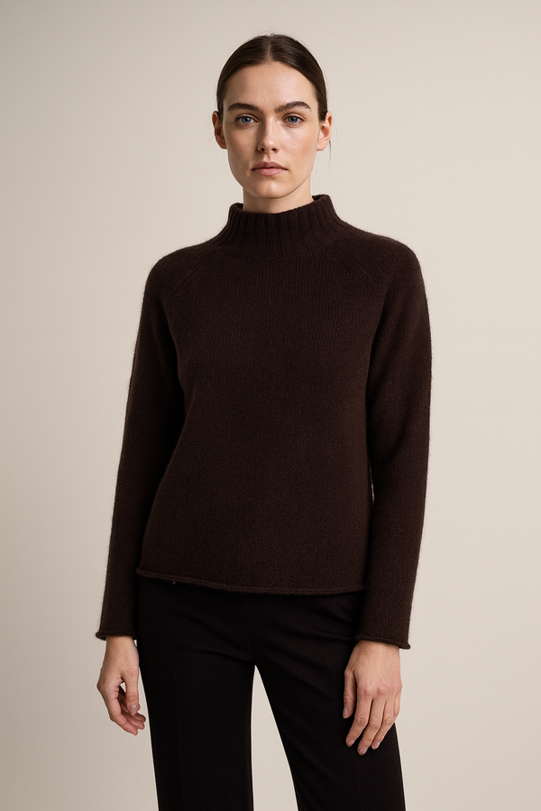 Kaschmir Pullover Schokobraun