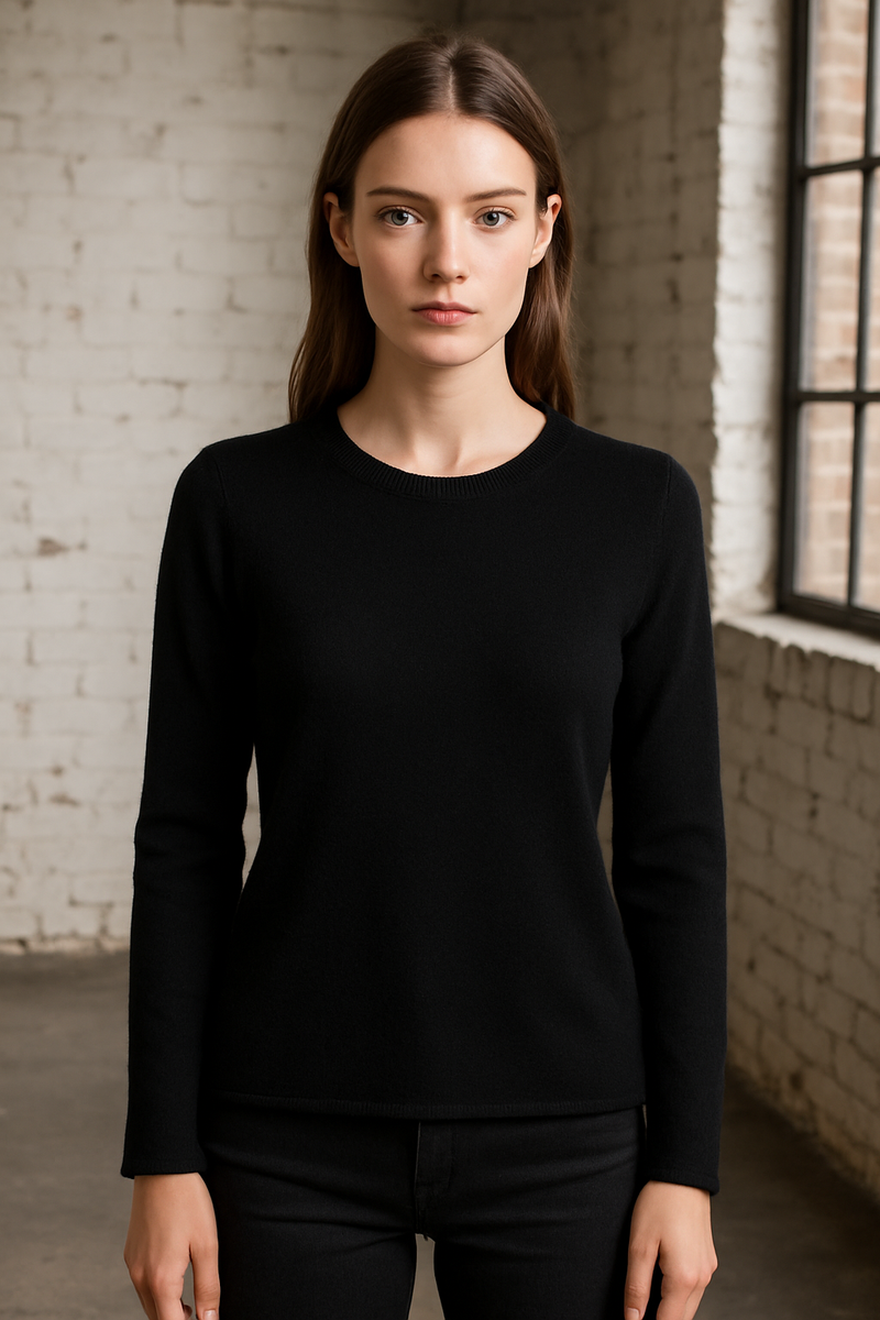 Kaschmir Pullover Schwarz