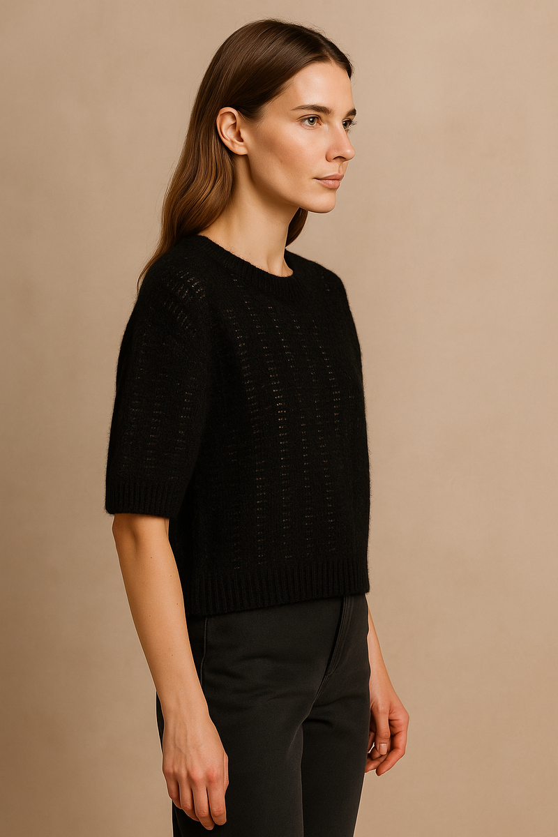 Pullover „Lurex“ Schwarz