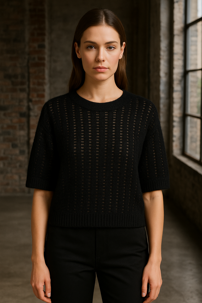 Pullover „Lurex“ Schwarz