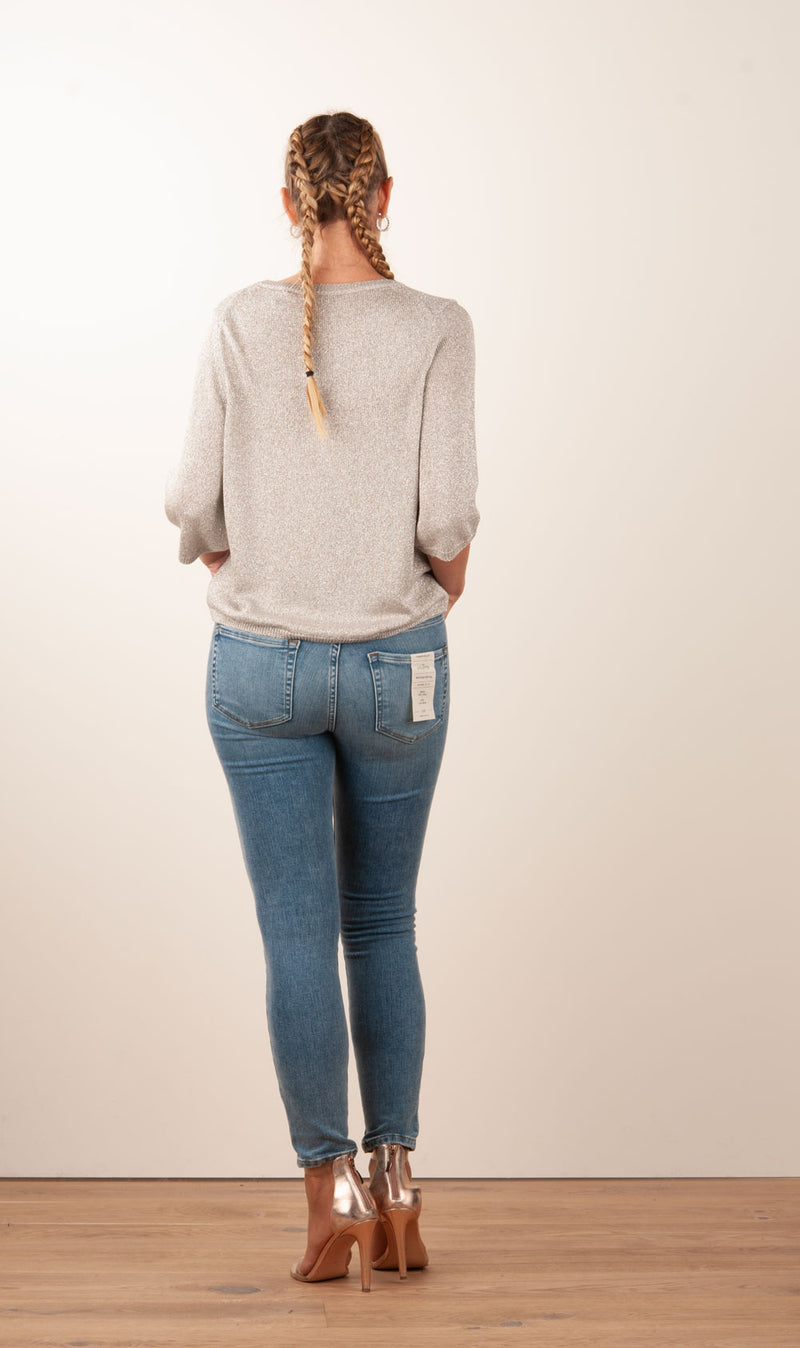 Pullover Silber